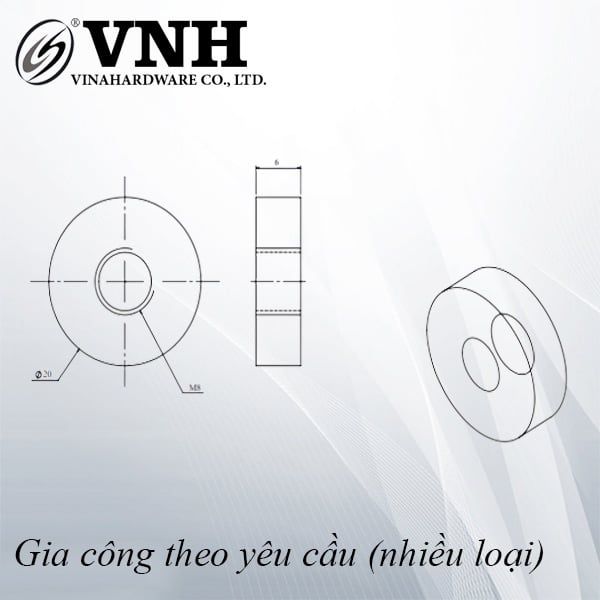 Pat (bas) ren, hàng phôi - VNH820P