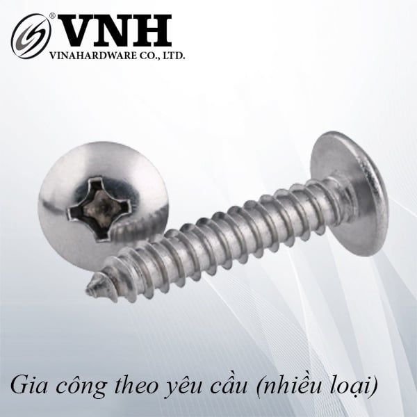 Vít đầu dù răng thưa M5, inox304 - SC520IN