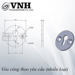 Pat (bas) sắt móc treo hình tròn - P8306