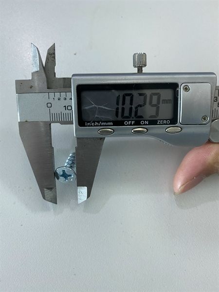 Vít đầu bằng răng nhuyễn M6, màu trắng-ZS625SN