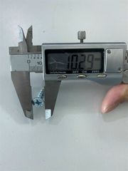 Vít đầu bằng răng nhuyễn M6, màu trắng-ZS625SN