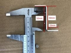 Pat chữ Z 52x40mm, dày 2mm, xi Nikel - P52402