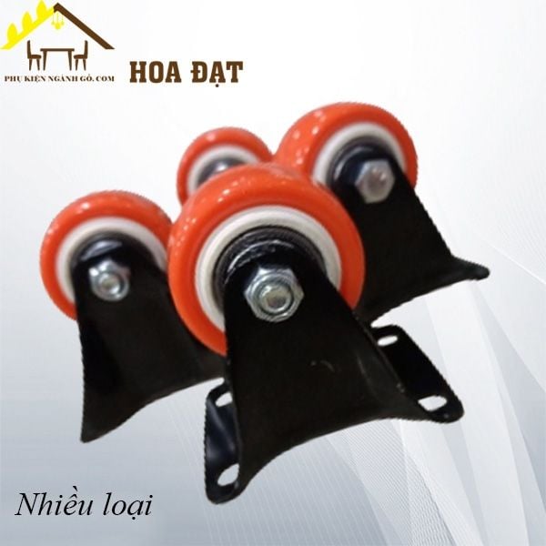 Bánh xe cố định, màu cam Vinahardware - CT28340