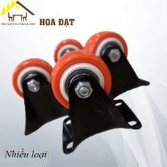 Bánh xe cố định, màu cam Vinahardware - CT28340