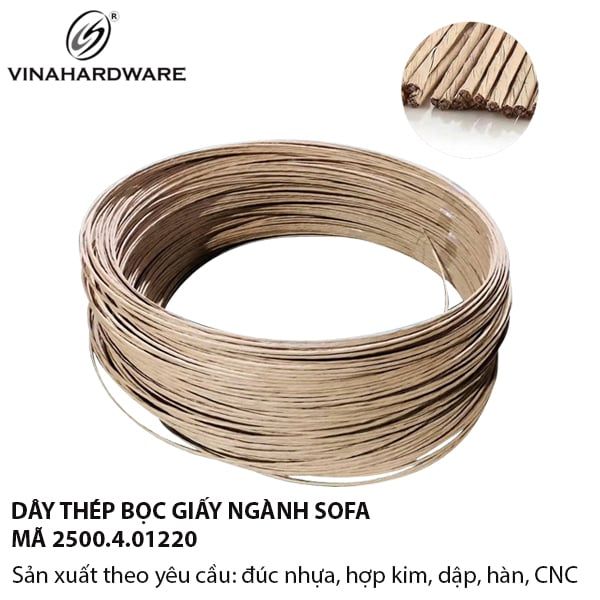 Dây thép bọc giấy Vinahardware 2500.4.01220