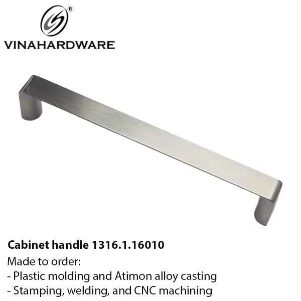 Tay nắm dài, màu nikel