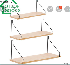 Pat( bas) sắt móc cho kệ treo tường, sơn trắng tĩnh điện - VINA2923375