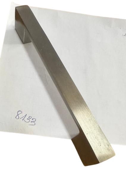 Tay nắm nhôm, bản 10mm, màu crom - HD10T128