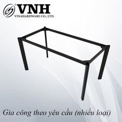 Khung Bàn Thép Sơn Tĩnh Điện Oval Lắp Ráp - Màu Đen – Vinahardware 2300.1.11846
