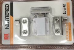 Bản Lề Kẹp Kính Đơn Cho Tủ Cửa Kính – Inox 201 – Mã 1260.2.02112