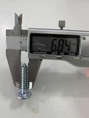 Vít gỗ lục giác chìm M7, màu trắng - VGLGC735W