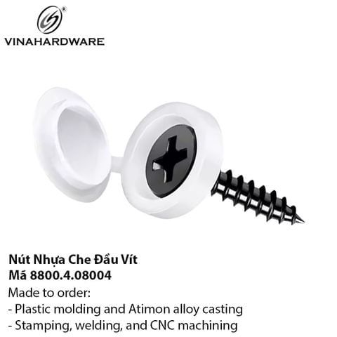 Nút Che Vít Liền Nắp – Mã 8800.4.08001