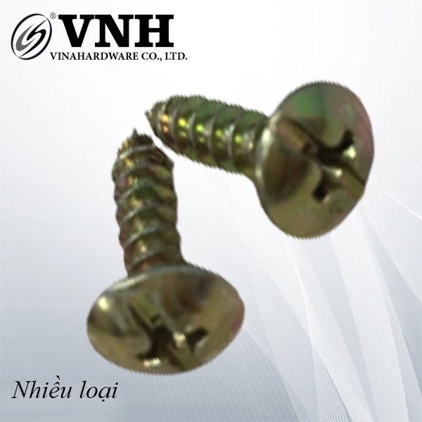 Vít gỗ đầu dù răng nhuyễn M3, bảy màu - SC310Y