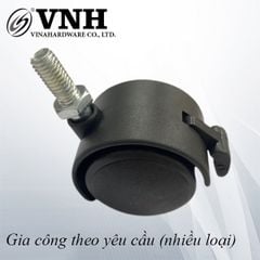 Bánh xe nhựa tyren có khóa - Mã 1402.3.16040