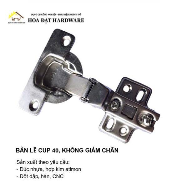 Bản lề cup 40, không giảm chấn YNQ - H00040A