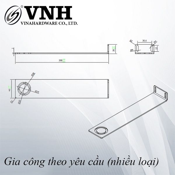 Pat (bas) sắt, xi trắng - VNH2004020