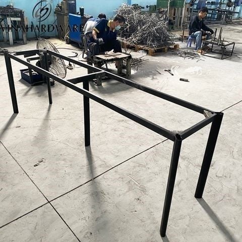 Khung Bàn Thép Sơn Tĩnh Điện Oval Lắp Ráp - Màu Trắng – Vinahardware - Mã 2300.1.10525