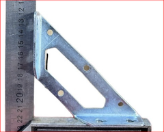 Pat (bas) ke đỡ kệ góc, sắt xi trắng - VNH0145T