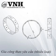 Vòng bát giác, sơn đen cát-VNH1003B