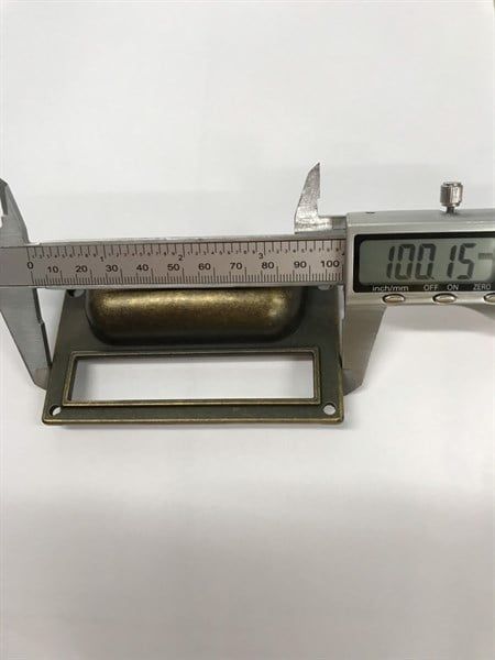 Tay nắm mặt nạ vuông dạng sò màu giả cổ Vinahardware-HD0247