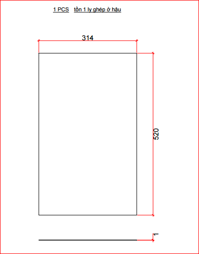 Sắt lá hậu 314x520x1-SP800310