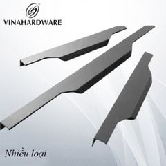 Tay nắm tủ hợp kim nhôm, loại nặng, màu đen Vinahardware -HD0401V2100N