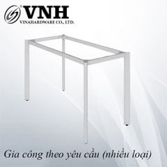 Khung Bàn Thép Sơn Tĩnh Điện Oval Lắp Ráp - Màu Trắng – Vinahardware - Mã 2300.1.10525