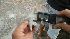 Vít phong M8 đầu lục giác ngoài, màu trắng-ZP860