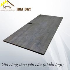 Ván cao su trơn màu đen phủ 1 mặt - VNH12202440CS