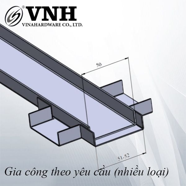 Thanh U hàng phôi - VNH155015P