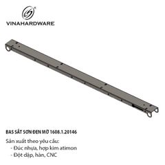 Pat (bas) sắt sơn đen mờ Vinahardware - VNH1500114B