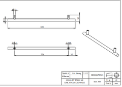 Tay nắm đũa Ivan phi 12, inox 304 - loại nhẹ Ivan-HD0046P96I3