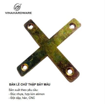 Pat (bas) sắt chữ thập, xi bảy màu test muối 72h - VNH808025Z23