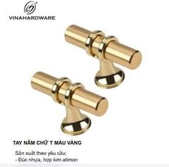 Tay nắm tủ hợp kim, màu vàng cao cấp-HD010D