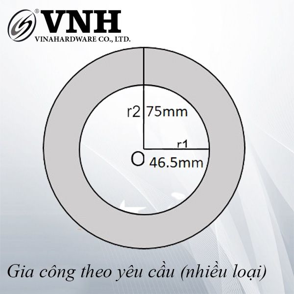 Tấm inox 304, uốn hình tròn - VNH4701IN