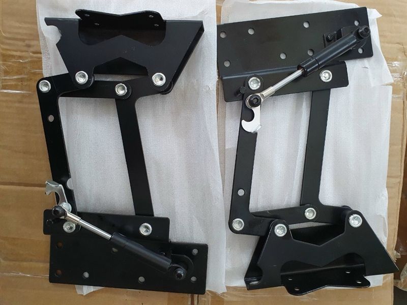 Tay nâng mặt bàn 300x180mm, sơn đen - TL300180B