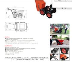 Xe đẩy hàng bốn bánh, kết hợp tay thắng - VNH094012