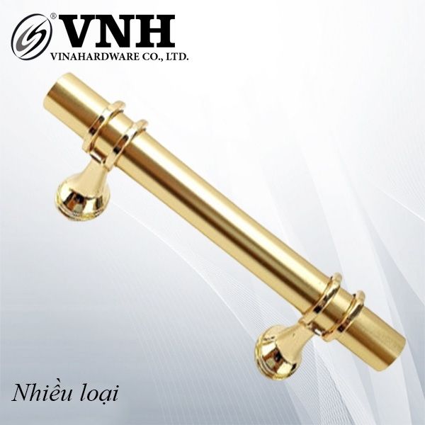 Tay nắm tủ hợp kim, màu vàng cao cấp-HD010D128