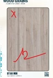 Ván MDF chống ẩm màu vân gỗ - VNH12202440BT69