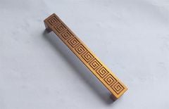 Tay nắm tủ vuông dài 128mm màu nâu đỏ - HD2050