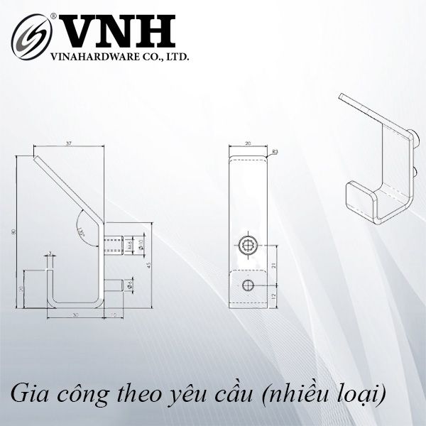 Pat (bas) ke, sơn tĩnh điện - VNH20803B