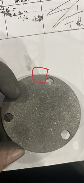 Pat (bas) sắt tròn, hàng phôi - VNH6002P