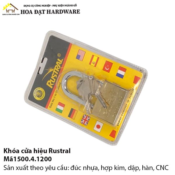 Khóa Cửa Rustral 40mm – Mã 1500.4.12008