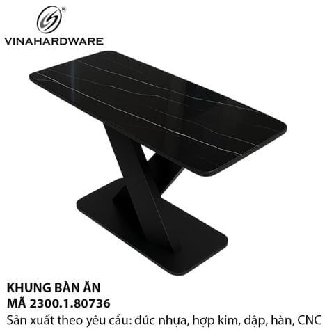 Khung bàn ăn chân X – 2300.1.60726