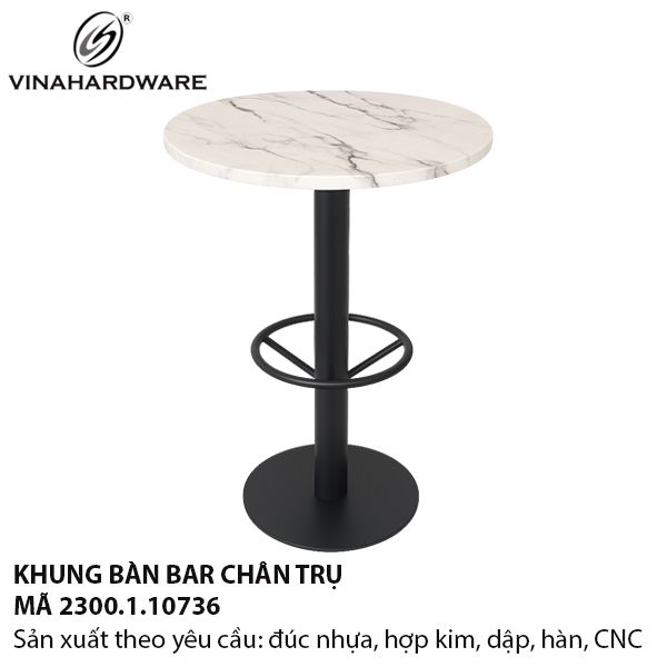 Khung bàn tròn chân trụ Vinahardware 2300.1.10736