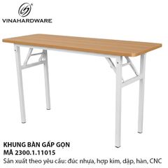 Khung Bàn Xếp Gọn Sơn Tĩnh Điện Trắng 2300.1.31267