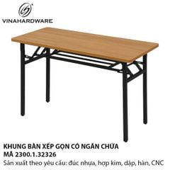 Khung bàn xếp gọn đa năng có ngăn chứa – Vinahardware – 2300.1.32326