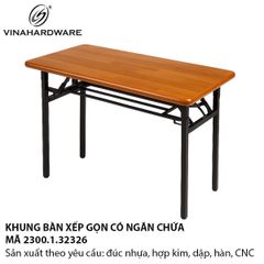Khung bàn xếp gọn đa năng có ngăn chứa – Vinahardware – 2300.1.32326