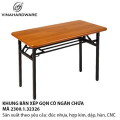 Khung bàn xếp gọn đa năng có ngăn chứa – Vinahardware – 2300.1.32326