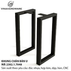 Khung bàn chữ U thép hộp – Vinahardware – 2302.1.7048